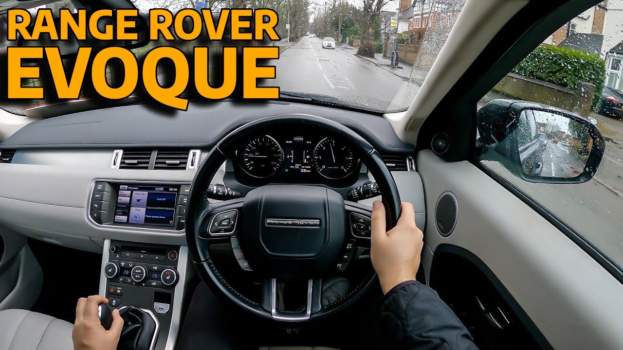 RANGE ROVER EVOQUE MANUAL - POV TEST DRIVE (UK)