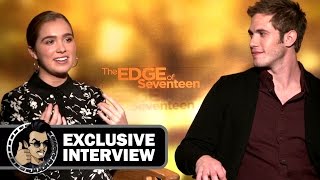 Blake Jenner & Haley Lu Richardson Exclusive Interview - THE EDGE OF SEVENTEEN (2016) JoBlo.com video