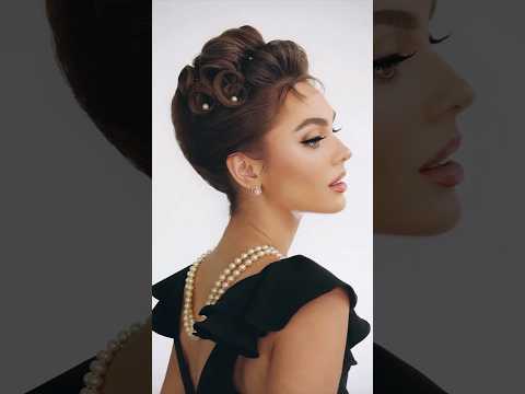 How To: Holly Golightly (Breakfast At Tiffany's) Hair Tutorial 🥐