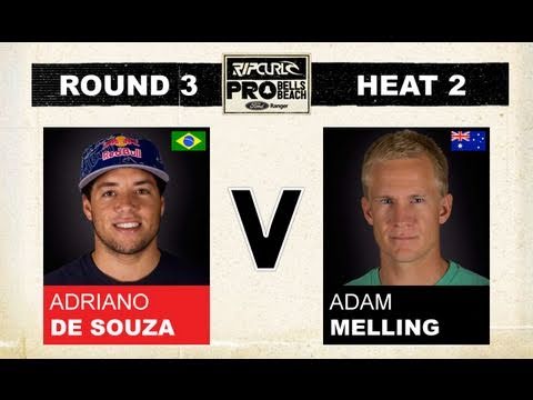 Round 3, Heat 2 - Adriano De Souza vs Adam Meling