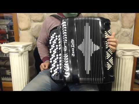 3947 - Black Zero Sette Chromatic Button Accordion C System LMMH 87 120 $2999