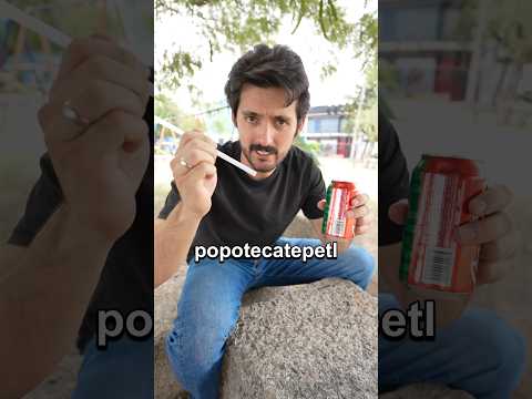 Abrí una lata con un popote