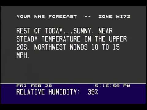 Real WeatherSTAR III / 3000 - Running STAR II-like presentation