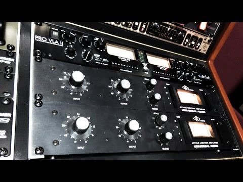 Universal Audio 1176LN FET Compressor Hardware vs Plugin comparison on Vocals