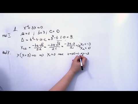 Ecuatia de gradul al II lea exercitii I