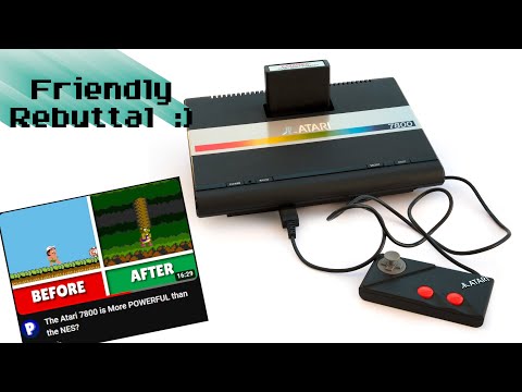 A Friendly Rebuttal: "The Atari 7800 is more POWERFUL than the NES?"