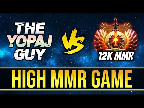 THE YOPAJ IS MY IDOL GUY vs. 12,000 MMR - STILL ON FIRE! DOTA 2
