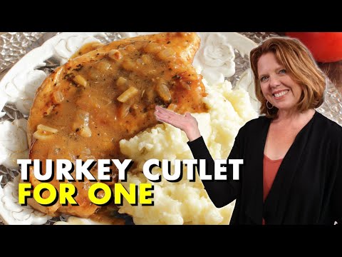 Easy Turkey Dinner For One - Cooks In One Pan - 20 minutes