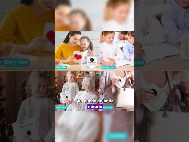 Vídeo relacionado con GuKKK Mini Impresora para Movil, Impresora Fotográfica, Portátil Impresora Termica, BT Inalámbrico Impresora Térmica con 13 Rollos de Pape, para Movil Impresora Fotos, para Lista Fotos Nota (A)