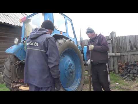 МТЗ замена заднего ската