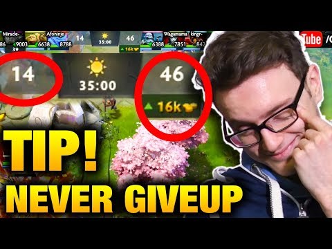 Daily Comeback - Mission Impossible - Miracle VS Waga KingR and Ghostik Dota 2