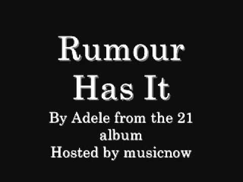 Adele: Rumour Has It (download link & lyrics)