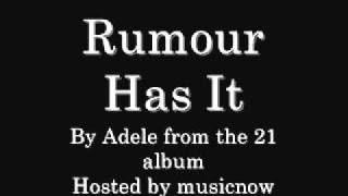 Adele: Rumour Has It (download link & lyrics)