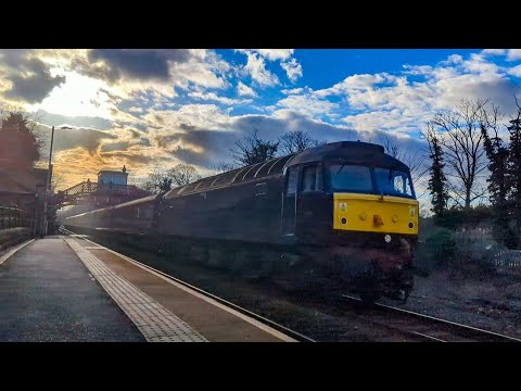 ⚫⚪MEGA CLAG + SCREAMING THRASH OF 47832 + 47812 - Wylam Vlog Video! ⚪⚫