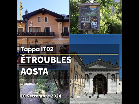 via Francigena Tappa IT02 Etroubles - AOSTA