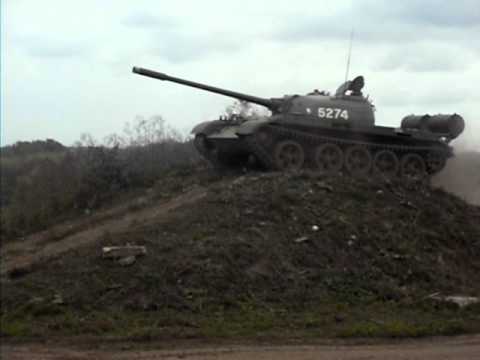 Russian T52 battle tank