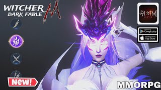 Witcher M: Dark Fable Gameplay New MMORPG FOR ANDROID /iOS  ( KR )