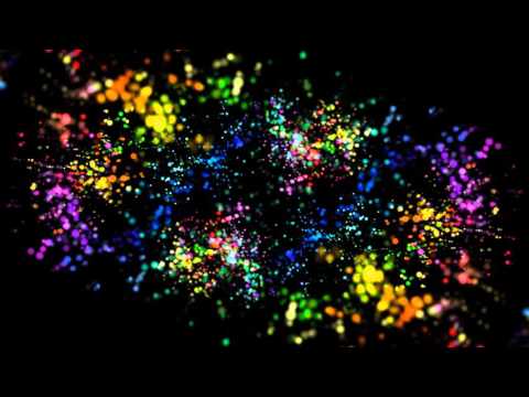 Club Visuals 633 - Color Particles Motion Background HD