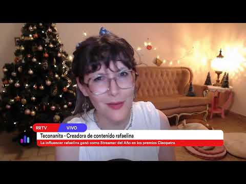 La influencer rafaelina Teconanita ganó como Streamer del Año en los premios Cleopatra