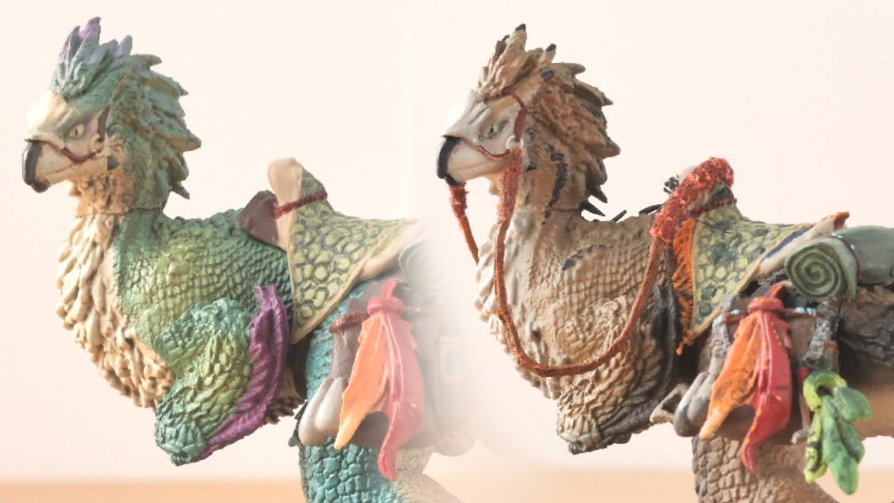 [セクレト]フィギュアを相棒セクレトにリペイントしました。[MHWilds Seikret Repaint]