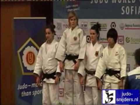 Judo 2010 Sofia: Medal Ceremony [-52kg].