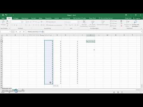 Statistik mit Excel: Rangberechnung und Spearmans Rangkorrelation