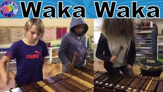 Montesorri HB Marimba band Jamming out Waka Waka