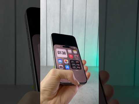 ONE-HAND mode on iPhone