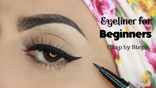 PERFECT EYELINER FOR BEGINNERS | Learn in easy way | Urdu/Hindi