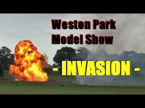 INVASION: EXPLOSIONS AND CRASHES AT WESTON PARK MODEL AIRSHOW 2014