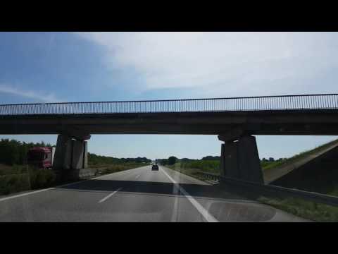 4K|German Autobahn A24|Hamburg-Berlin|from Gudow to Wittenburg|Part 2  of 2