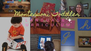 Tour My Montessori Toddler Classroom Language Curriculum Area: Activities, Games and Reading Spaces.