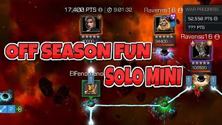 OFF SEASON FUN! SOLO MINI BLACK WIDOW CLAIRE VOYANT AND MOJO - MARVEL CONRTEST OF CHAMPIONS (MCoC)