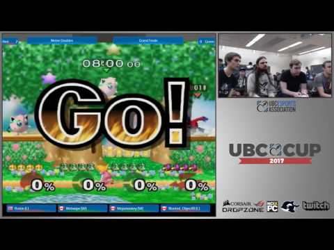 Rustin & Blunted_Object10 vs. Webwipe & Mojomonkey - Doubles Grand Finals - UBC Cup 2017 Melee