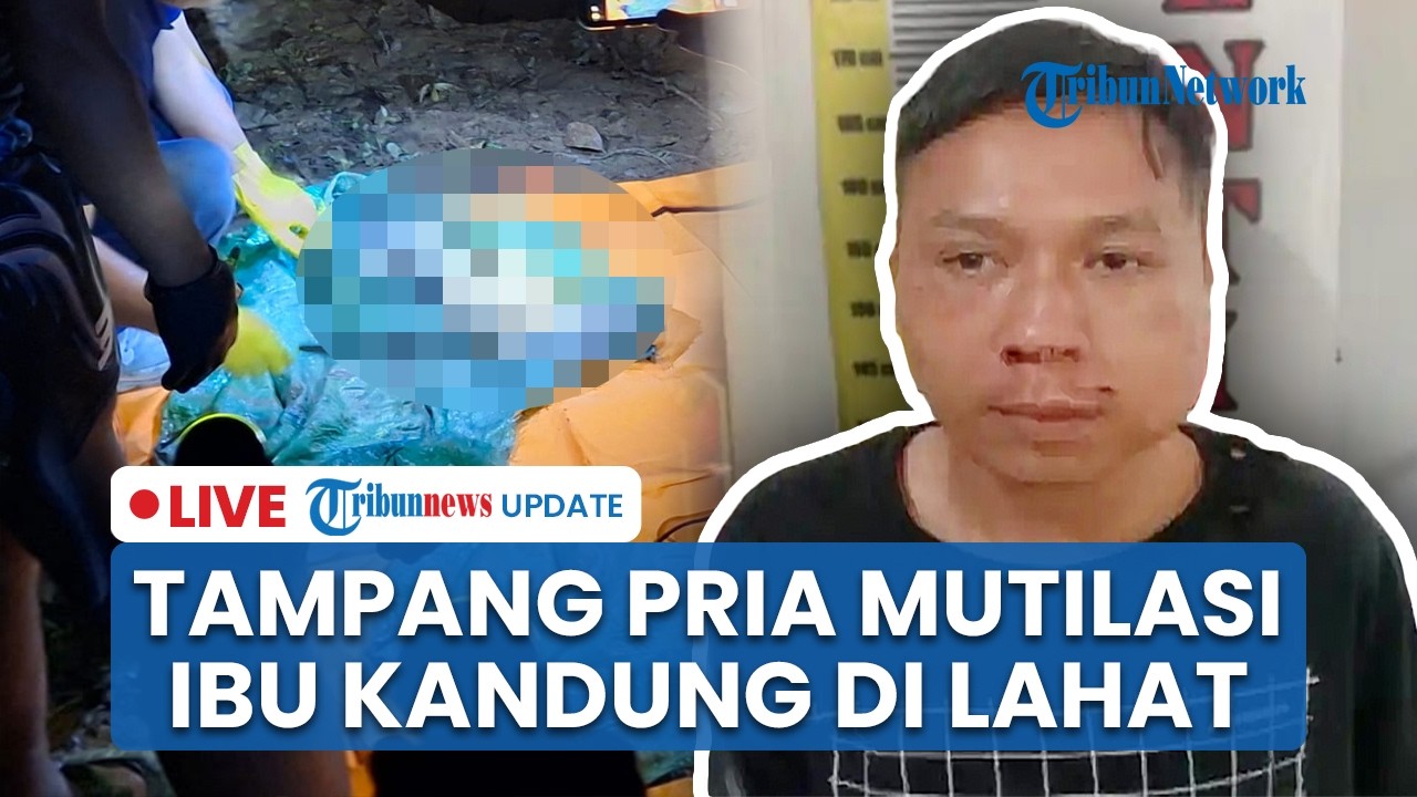 LIVE: Tampang Pria Bakar & Mutilasi Ibu Kandung Jadi 3 Karung di Lahat, Curi Emas 13 Gram demi Slot