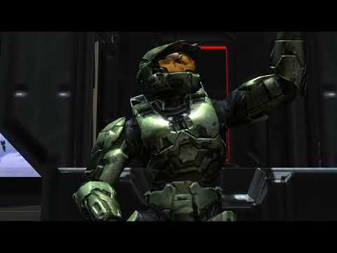 Halo 2 Cutscene Giving The Covenant Back Their Bomb (Original Graphics)