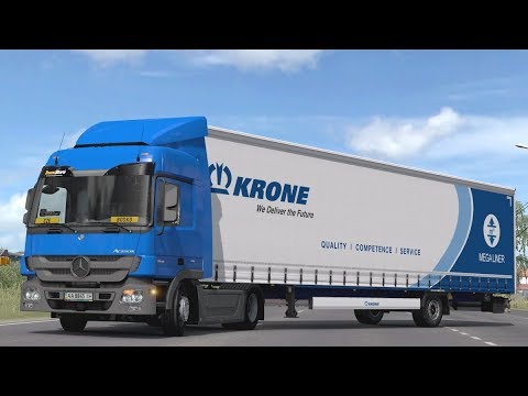 ETS2 Mercedes Actros MP3 1844 Pitești - Galați