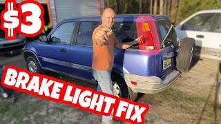 Honda CRV Brake Light Fix | RD1 RD2 1997-2001 DIY