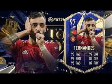 FIFA 21| 98 TOTY CRISTIANO RONALDO VS 97 BRUNO FERNANDES TOTY REVIEW!!!