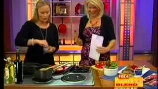 Leslie Green, The HUngry Housewife cooks on WFTX Fox 4 morning Blend