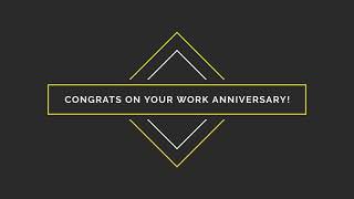 LinkedIn Video (Work Anniversary) - Brand Awehness