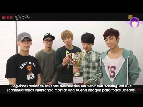 140924 Teen Top On Air -  ¡¡Primer Lugar ‘Missing’ ,Gracias!!