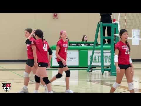 Holy Family Cyclones | 8th Grade Girls Volleyball | 09.24.2023 vs Lumen Christi