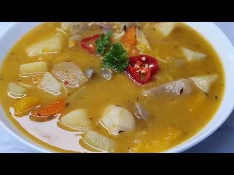 JAMAICAN STYLE COW SKIN SOUP | A WARM AND HEARTY WINTER'S NIGHT RECIPE