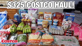 COSTCO HAUL & WHAT WE SPENT ON GROCERIES JANUARY 2025