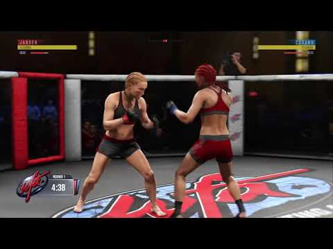 UFC 3 Women's Career Mode Pt.2 Tyrae Carano Vs Lisa Jansen