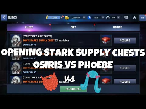 Stark Supply Chest : Osiris Vs Phoebe | Marvel Future Fight