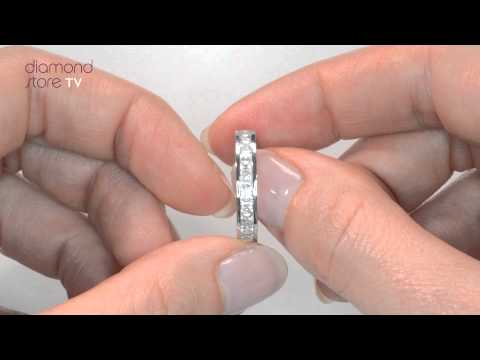 HG31 - Lauren 2ct Diamond Full Eternity Ring In 18K White Gold