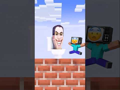 Help Cameraman Defeat Skibidi Toilet  - Monster School Minecraft Animation #shorts #DaFuqBoom