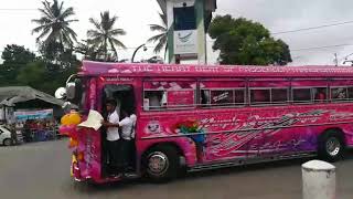 Dham Rajina bus in Balangoda